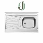 سینک استیل البرز 165/60 روکار