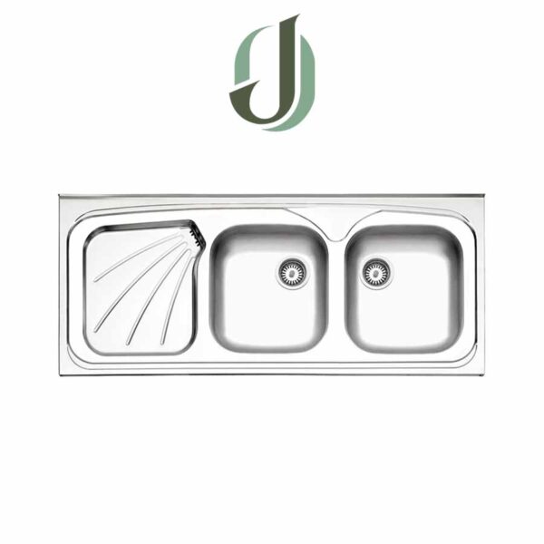 سینک استیل البرز 270/50 روکار
