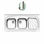 سینک استیل البرز 270/60 روکار