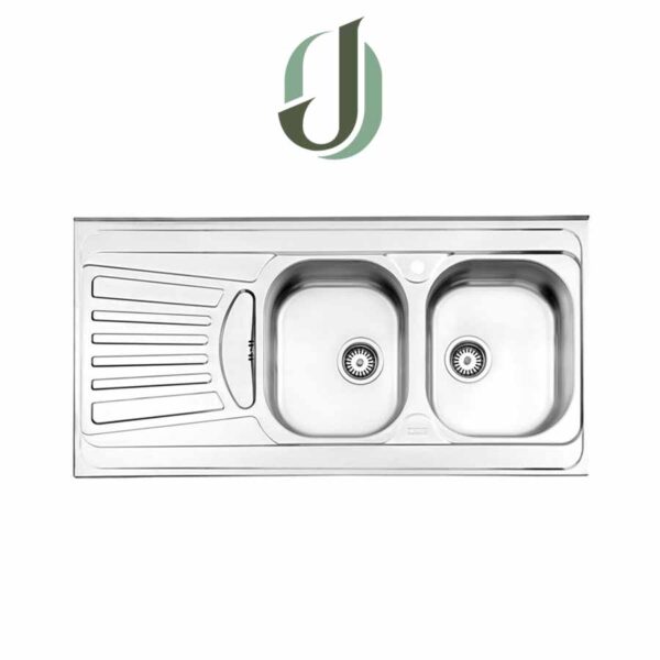 سینک استیل البرز 725/60 روکار
