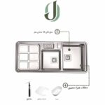 سینک استیل البرز مدل 855