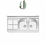 سینک ایلیا استیل روکار مدل 1041