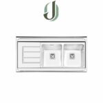 سینک ایلیا استیل روکار مدل 1062