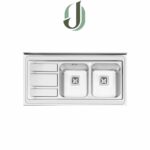 سینک ایلیا استیل روکار مدل 1068