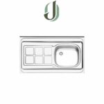 سینک ایلیا استیل روکار مدل 131