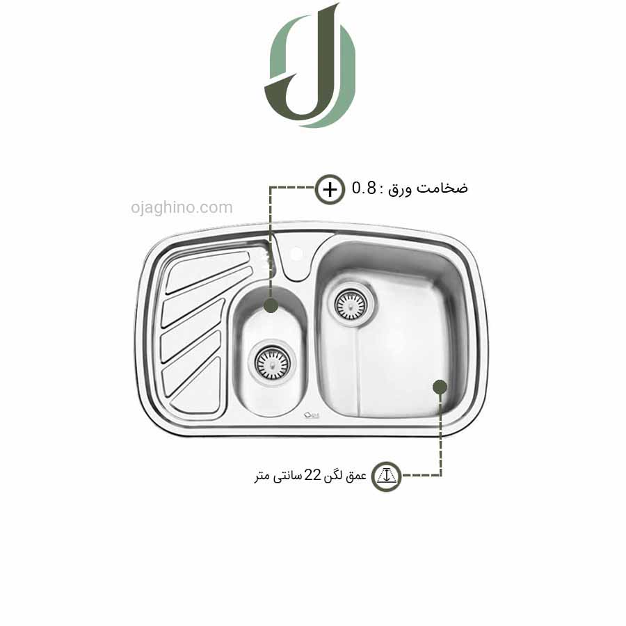 سینک ایلیا استیل مدل 2018