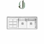 سینک ایلیا استیل توکار مدل 2064
