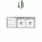 سینک ایلیا استیل توکار مدل 2073