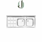 سینک ایلیا استیل روکار مدل 233