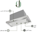 هود مخفی کن مدل آرتیما 14 استیل
