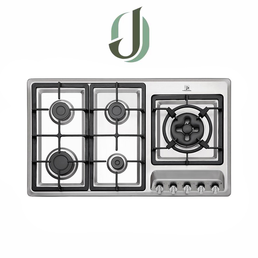 gas-steel-pb-5102-1 اجاق گاز پرنیان استیل مدل PB 5102