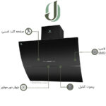 هود مورب پرنیان استیل مدل PH 1901