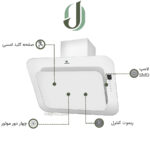 هود مورب پرنیان استیل مدل PH 1904W