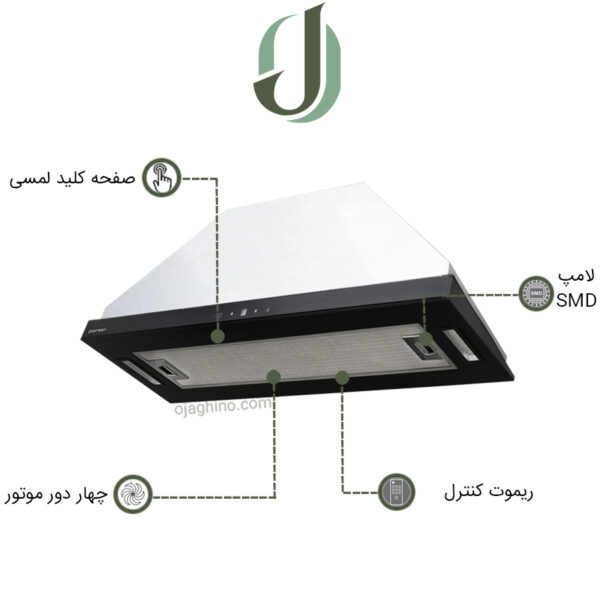 هود مخفی پرنیان استیل مدل PH 4705