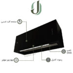 هود مخفی کن مدل ژوپیتر مشکی