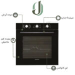 فر توکار برقی مدل PO 111 پرنیان استیل