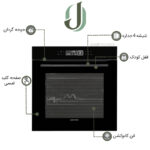فر توکار برقی مدل PO 115 پرنیان استیل