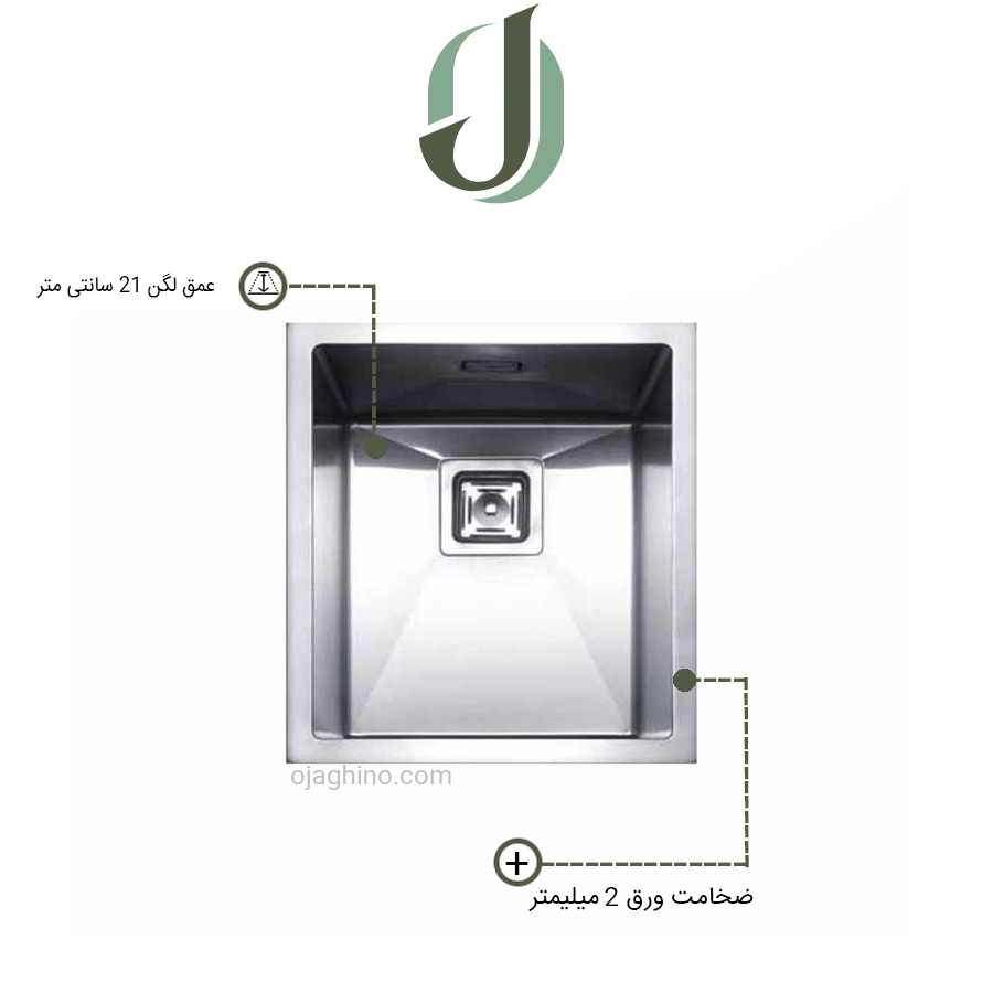 سینک-توربولاین-34-2 سینک ظرفشویی توربولاین مدل 34