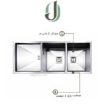 سینک ظرفشویی توربولاین مدل D34T