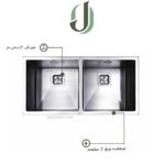 سینک ظرفشویی توربولاین مدل D40