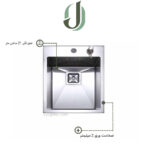 سینک ظرفشویی توربولاین مدل F34