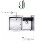 سینک ظرفشویی توربولاین مدل F34T