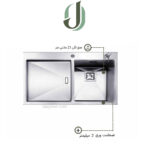 سینک ظرفشویی توربولاین مدل F40T