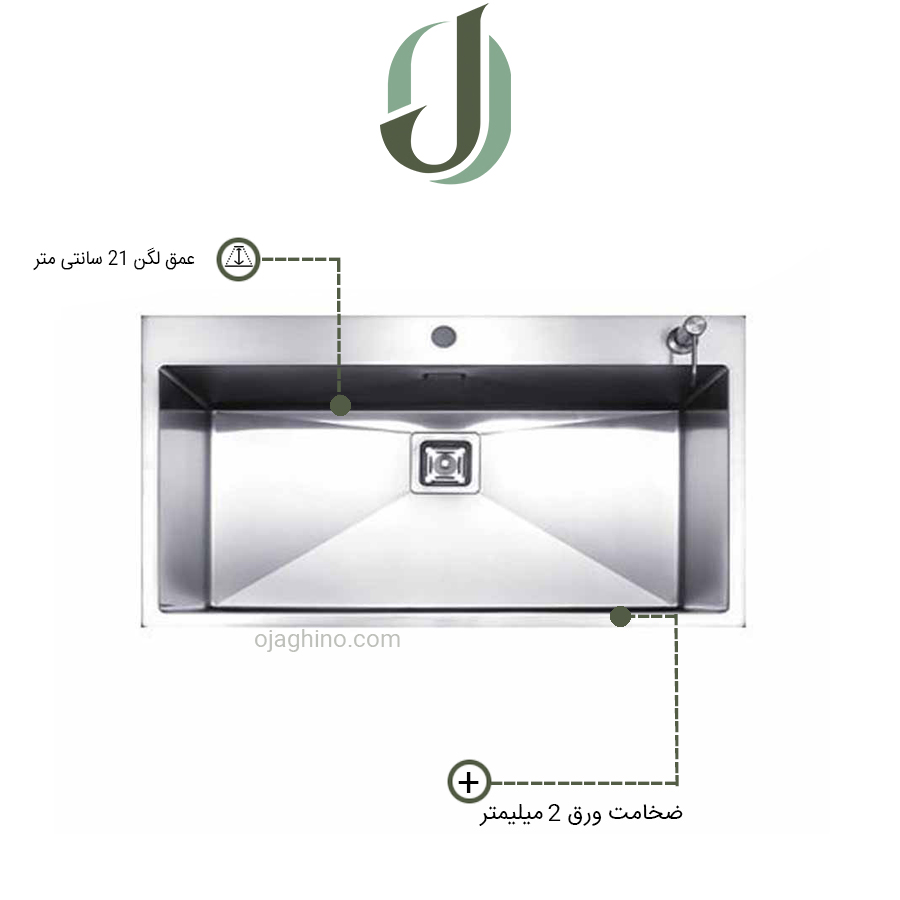 سینک-توربولاین-f80-2 سینک ظرفشویی توربولاین مدل F80