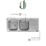 سینک توکار داتیس مدل 145