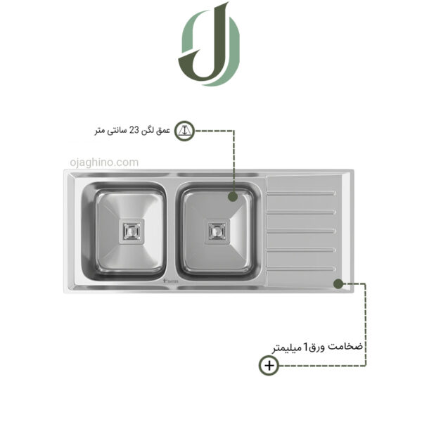 سینک توکار داتیس مدل 191