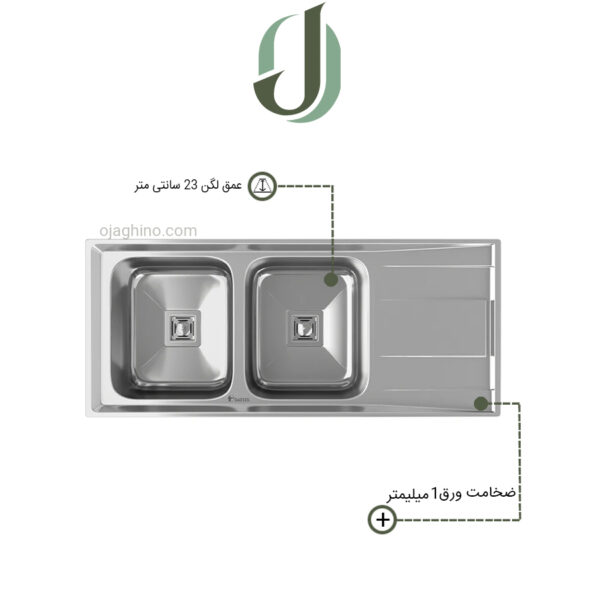 سینک توکار داتیس مدل 192