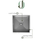 سینک زیرکار داتیس مدل 34*34