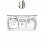 سینک پرنیان استیل روکار مدل PS 1107
