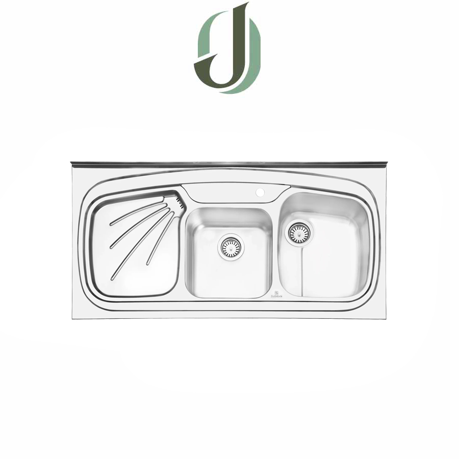 سینک-پرنیان-استیل-ps-1107-1 سینک پرنیان استیل روکار مدل PS 1107