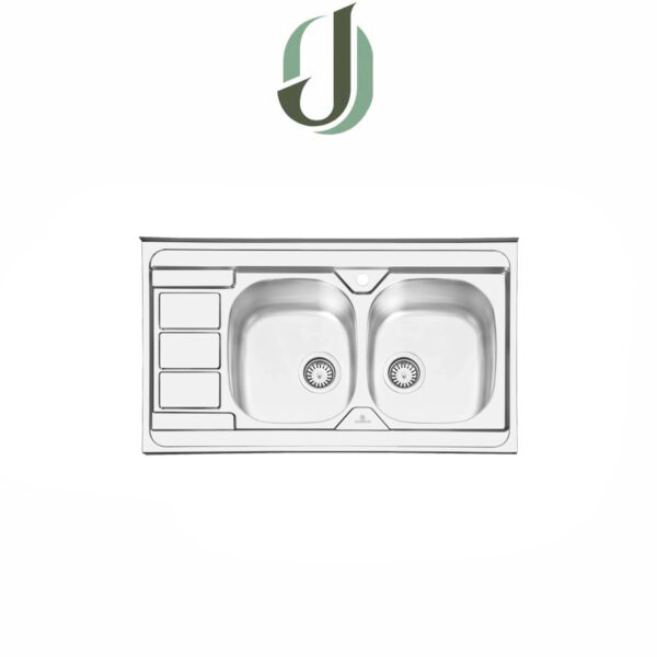 سینک پرنیان استیل روکار مدل PS 1117