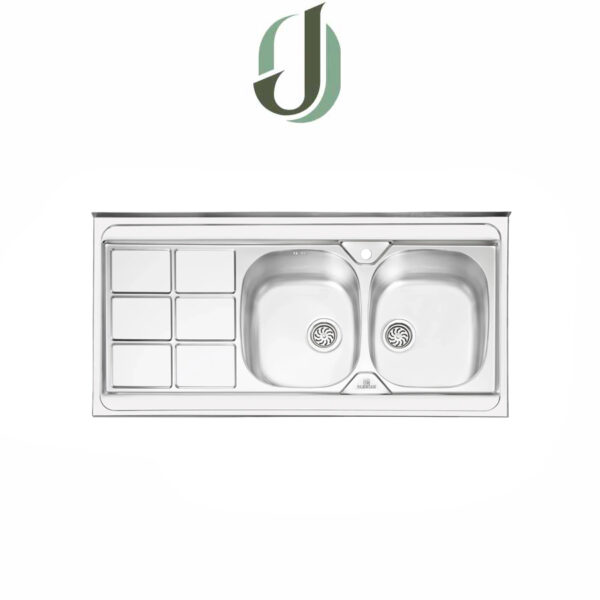 سینک پرنیان استیل روکار مدل PS 1124