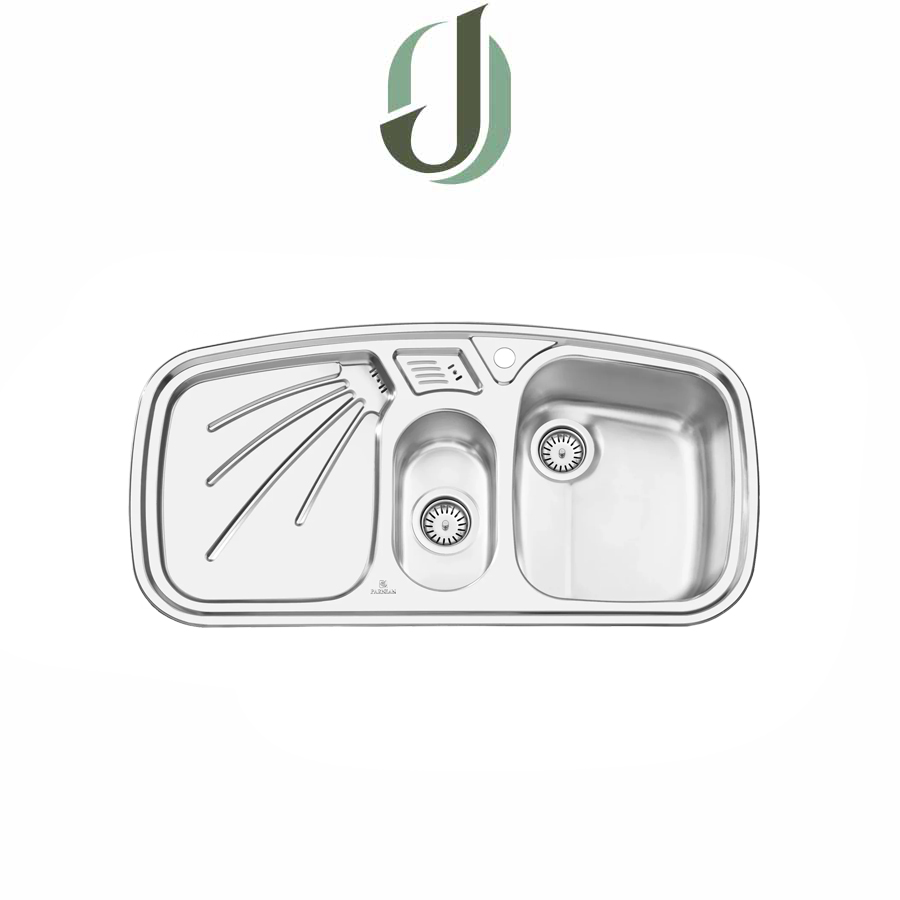 سینک-پرنیان-استیل-ps-1206-1 سینک پرنیان استیل توکار مدل PS 1206