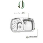 سینک پرنیان استیل توکار مدل PS 1210