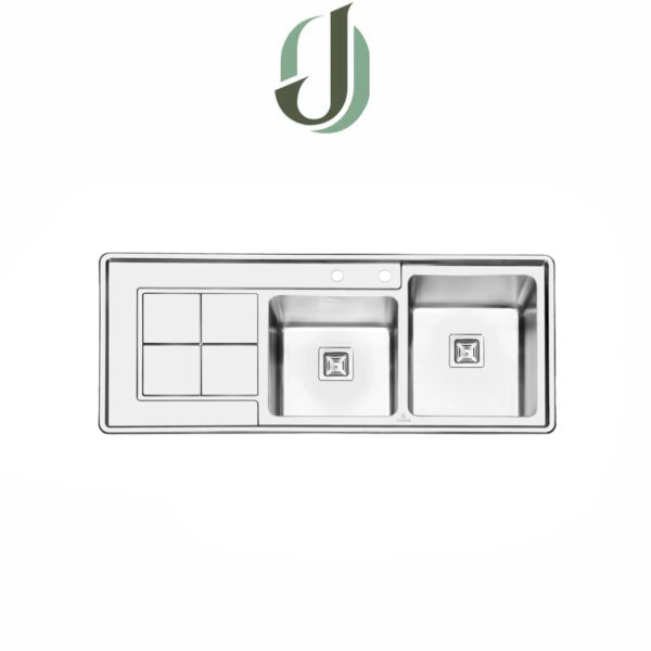 سینک پرنیان استیل توکار مدل PS 1213