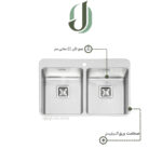 سینک پرنیان استیل توکار مدل PS 4207