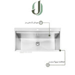 سینک پرنیان استیل توکار مدل PS 4209