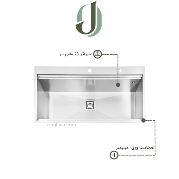 سینک پرنیان استیل توکار مدل PS 4209