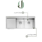 سینک پرنیان استیل توکار مدل PS 4230
