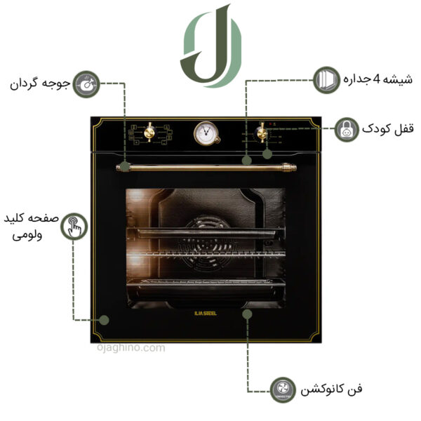 فر توکار ایلیا استیل مدل IO 115