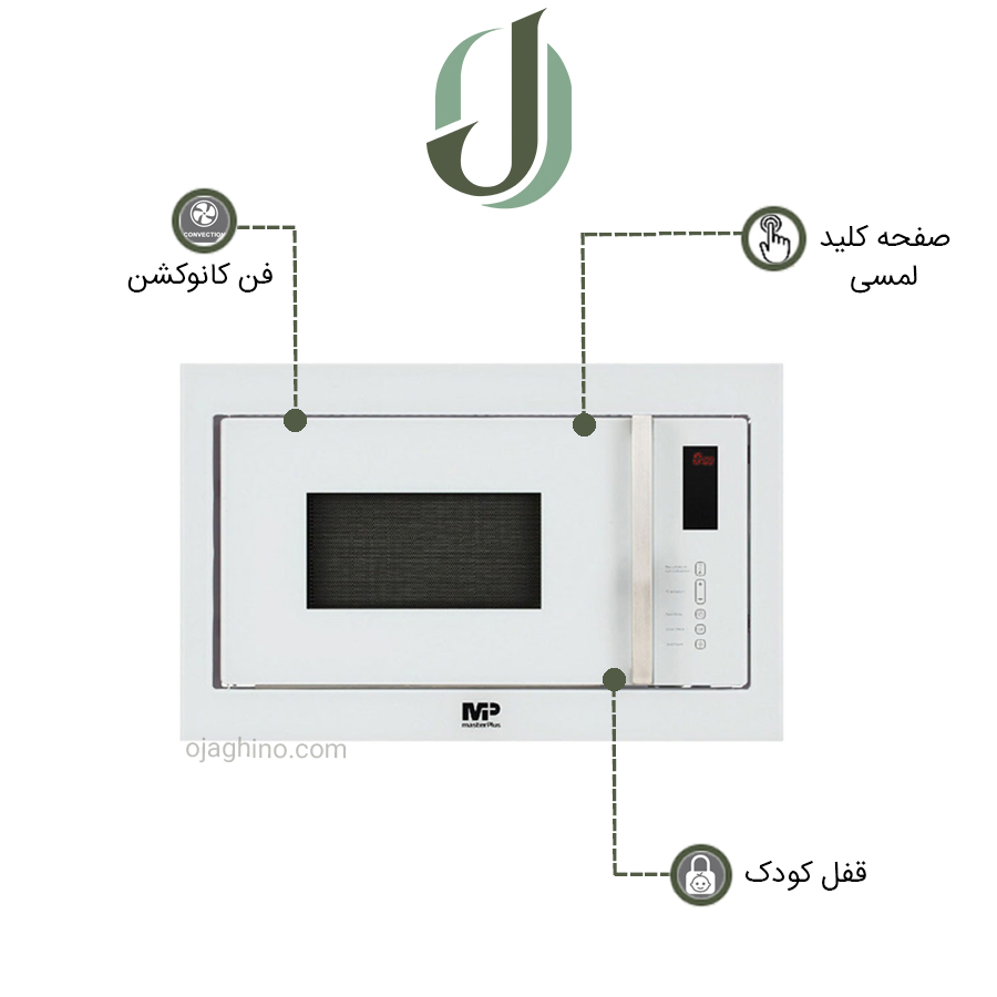 مایکروویو-مسترپلاس-m3110-2 مایکروویو توکار مسترپلاس مدل M 3110