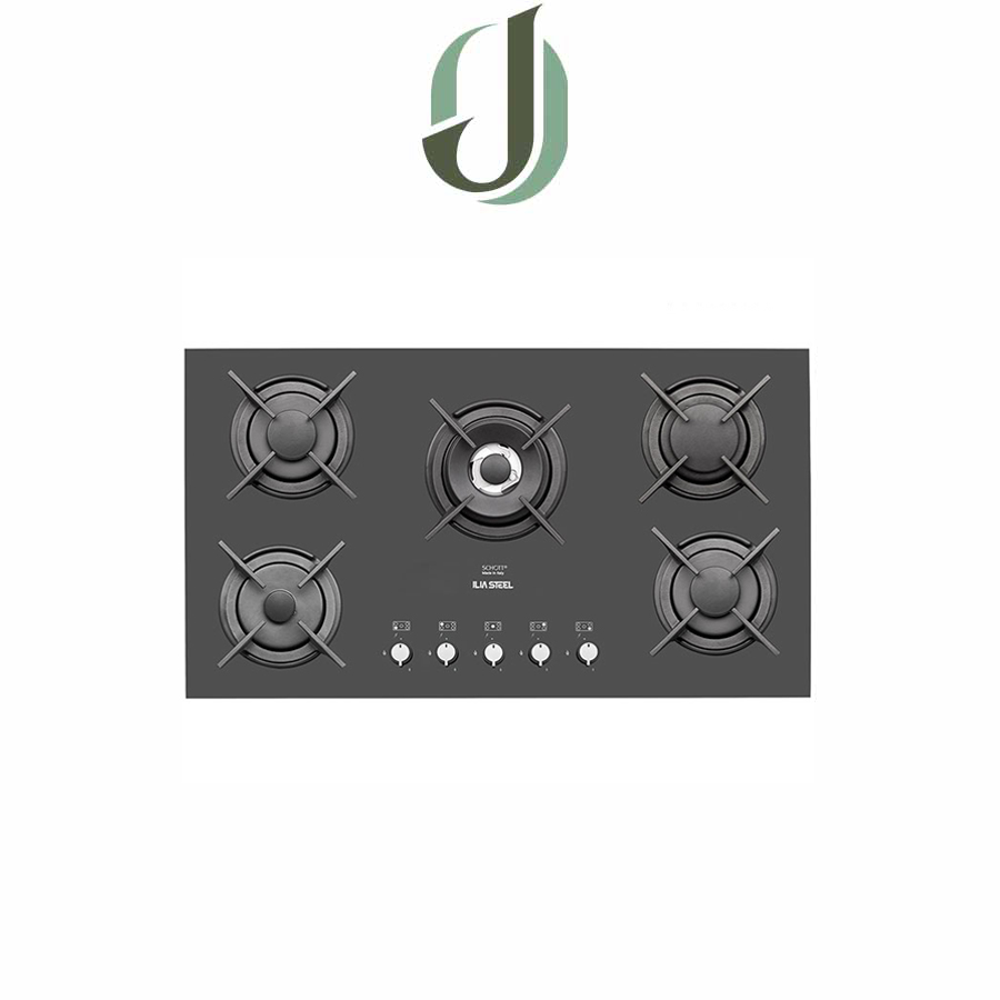 گاز-شیشه-ای-ig5910-1 اجاق گاز ایلیا استیل مدل IG 5910