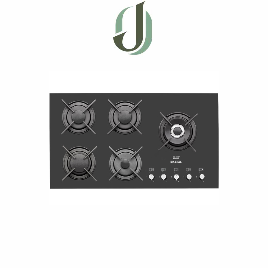 گاز-شیشه-ای-ig5911-1 اجاق گاز ایلیا استیل مدل IG 5911